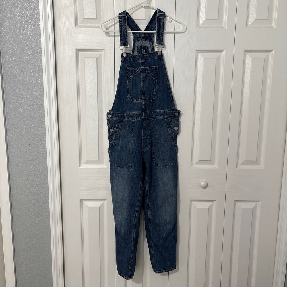 GAP Women's Blue Denim Overalls